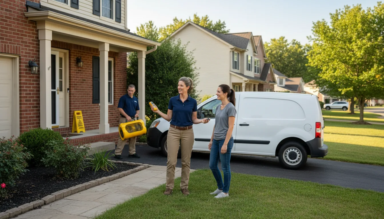 Water restoration image for Water Damage & Restoration Services in Mora, LA